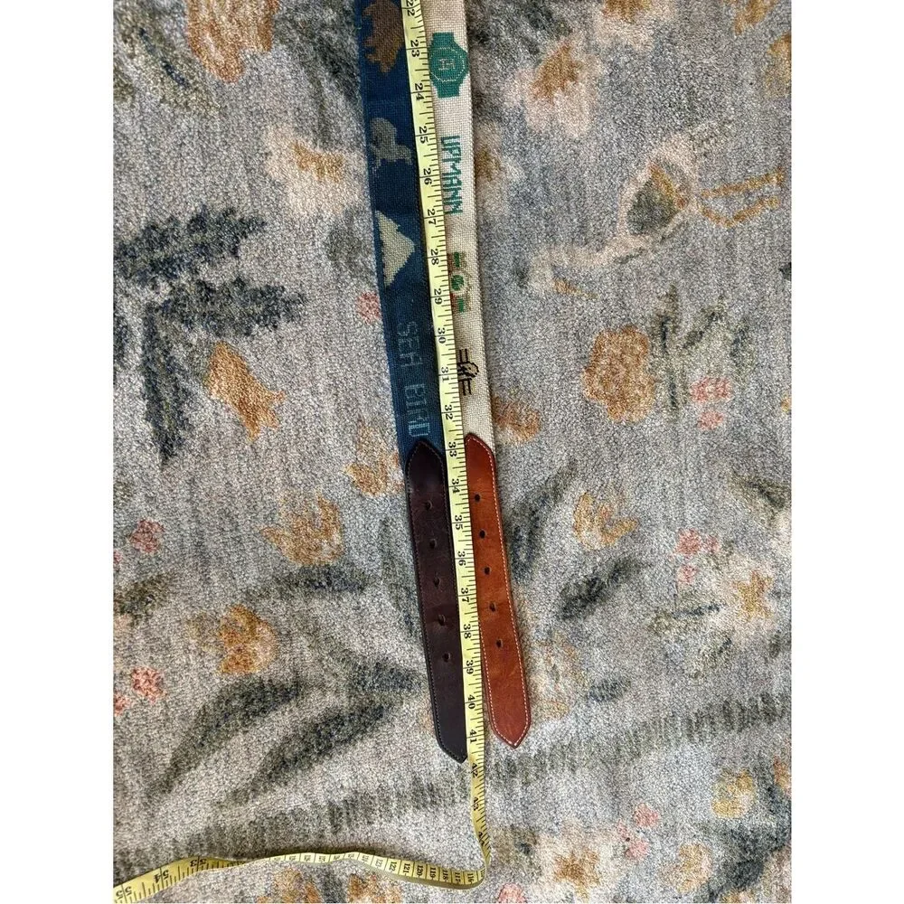 Tory Leather belt in size 36 canvas leather lot of 2